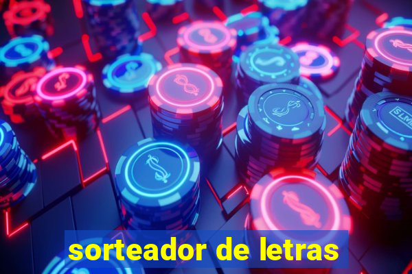 sorteador de letras